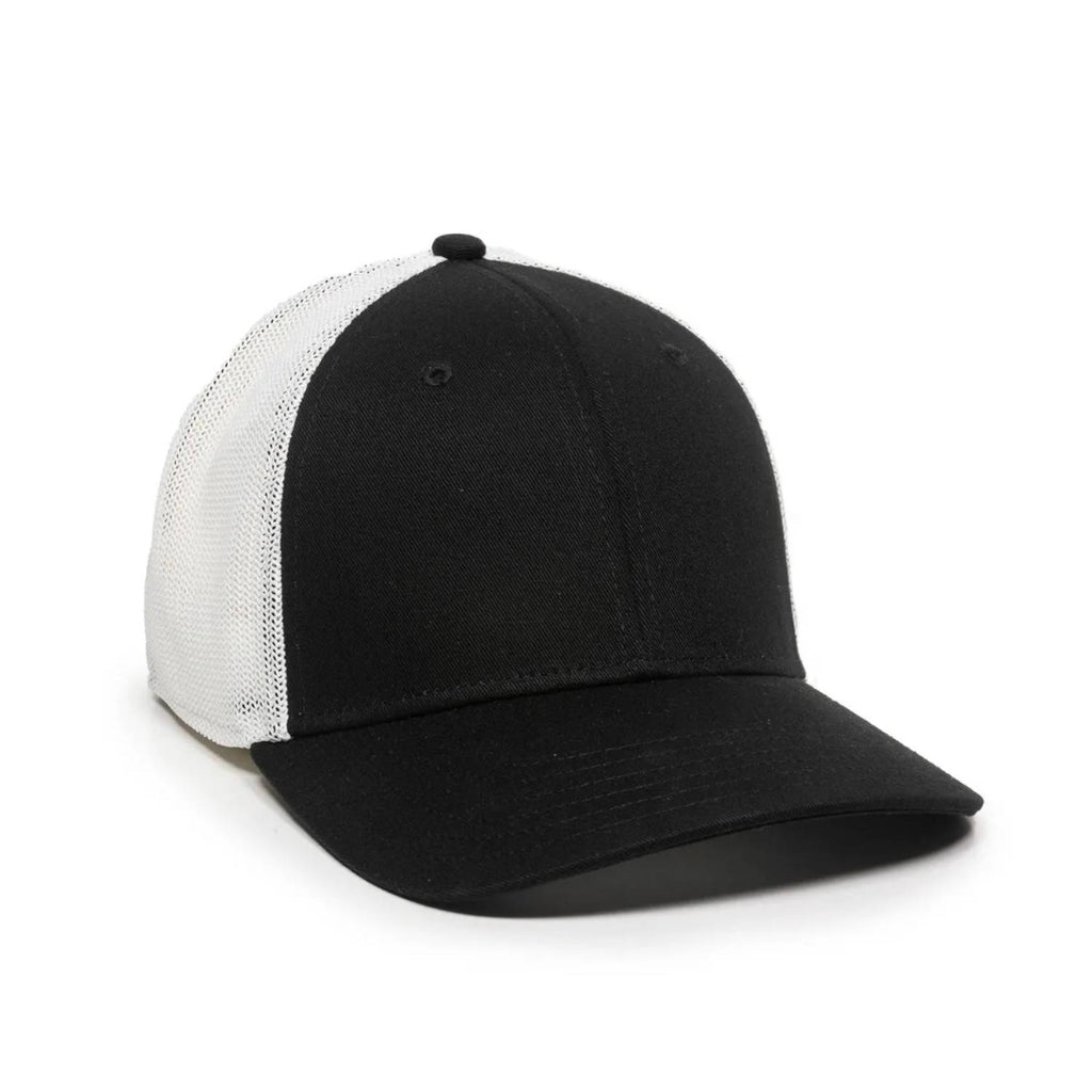 Outdoor Cap RGR360M ProFlex Premium Twill Mesh Back Cap – Structured Pro Round Crown Adjustable Snapback