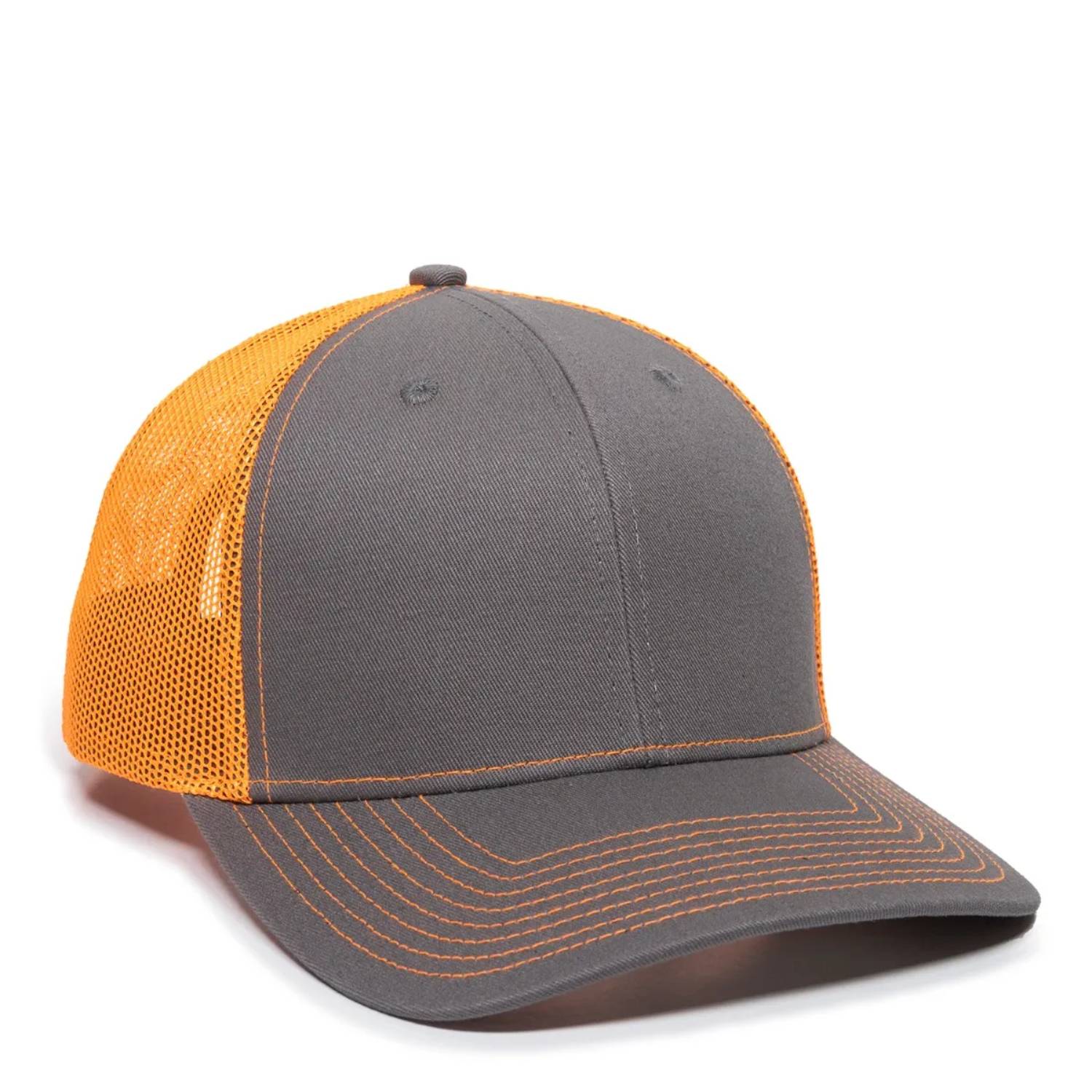 Outdoor Cap OC771 Premium Modern Trucker Cap – Pro Round Crown, Mesh Back, Structured Fit, Adjustable Snapback