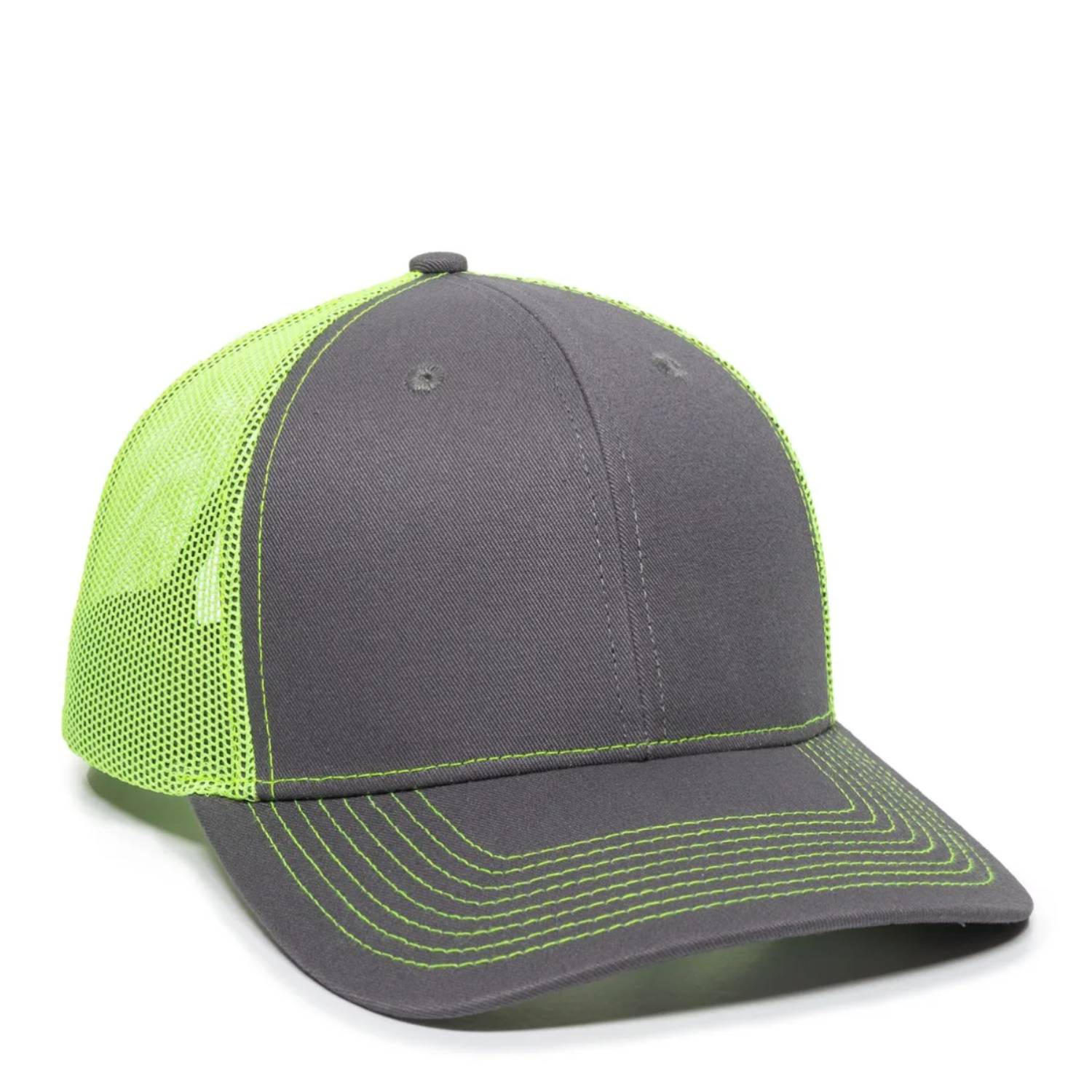 Outdoor Cap OC771 Premium Modern Trucker Cap – Pro Round Crown, Mesh Back, Structured Fit, Adjustable Snapback