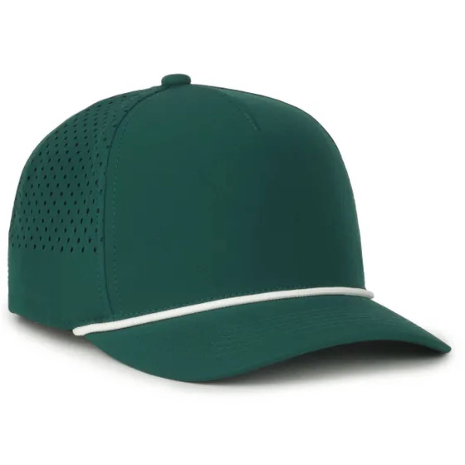 Outdoor Cap 551PF Performance Trucker Cap – High Crown Structured Hat with UPF 50+, Perforated Back Panels & Moisture-Wicking Sweatband