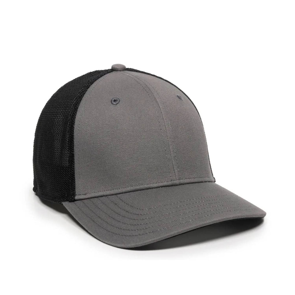 Outdoor Cap RGR360M ProFlex Premium Twill Mesh Back Cap – Structured Pro Round Crown Adjustable Snapback