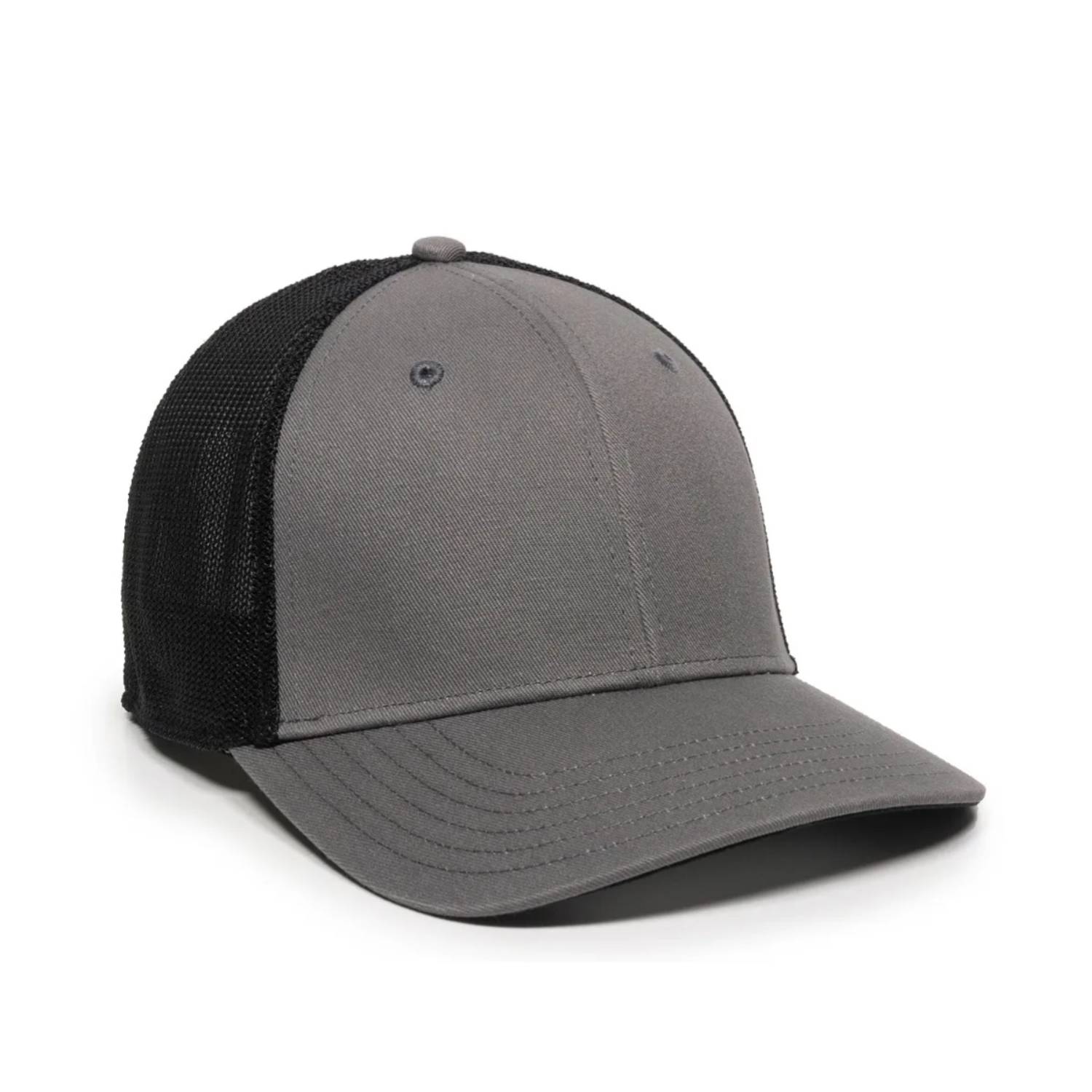 Outdoor Cap RGR360M ProFlex Premium Twill Mesh Back Cap – Structured Pro Round Crown Adjustable Snapback