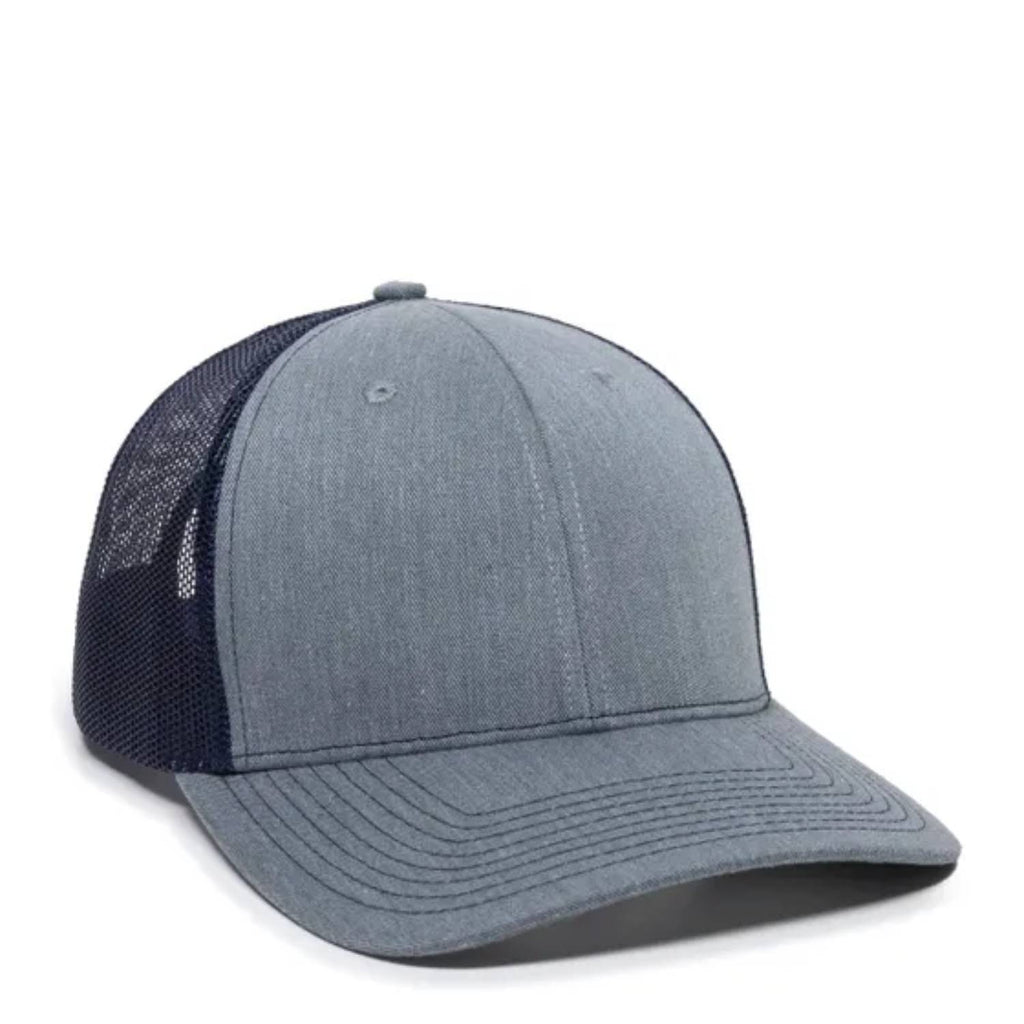 Outdoor Cap OC771 Premium Modern Trucker Cap – Pro Round Crown, Mesh Back, Structured Fit, Adjustable Snapback