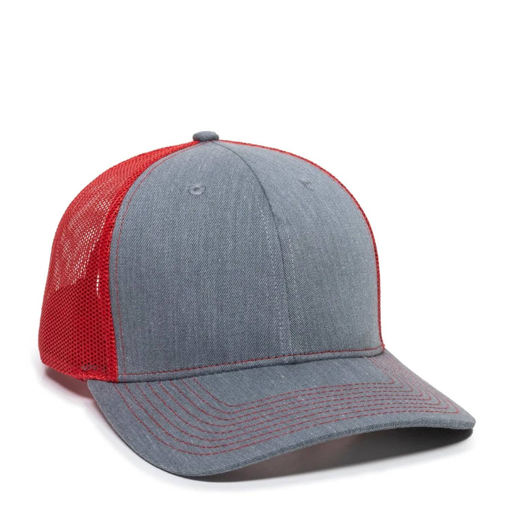 Outdoor Cap OC771 Premium Modern Trucker Cap – Pro Round Crown, Mesh Back, Structured Fit, Adjustable Snapback