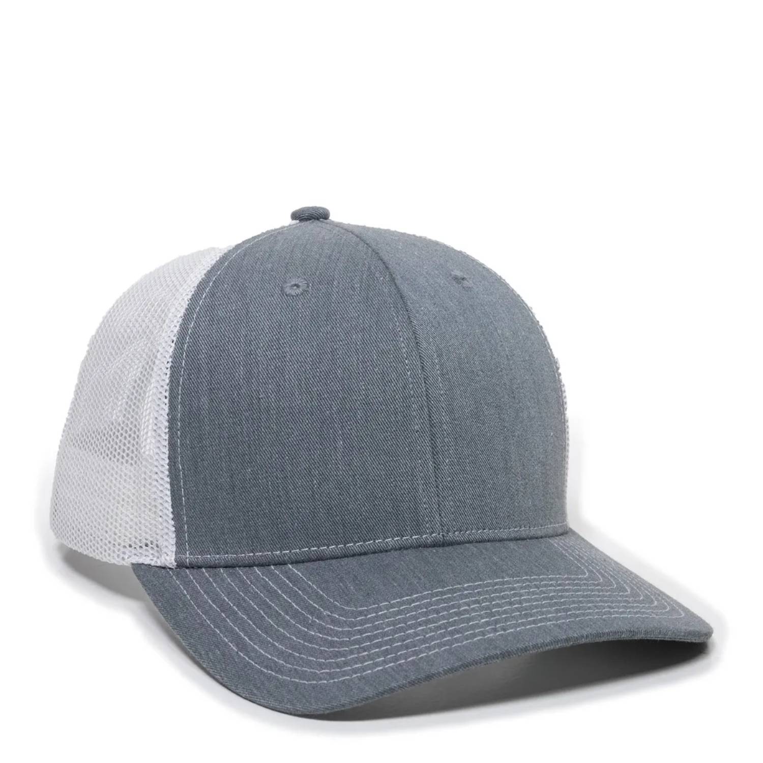 Outdoor Cap OC771 Premium Modern Trucker Cap – Pro Round Crown, Mesh Back, Structured Fit, Adjustable Snapback