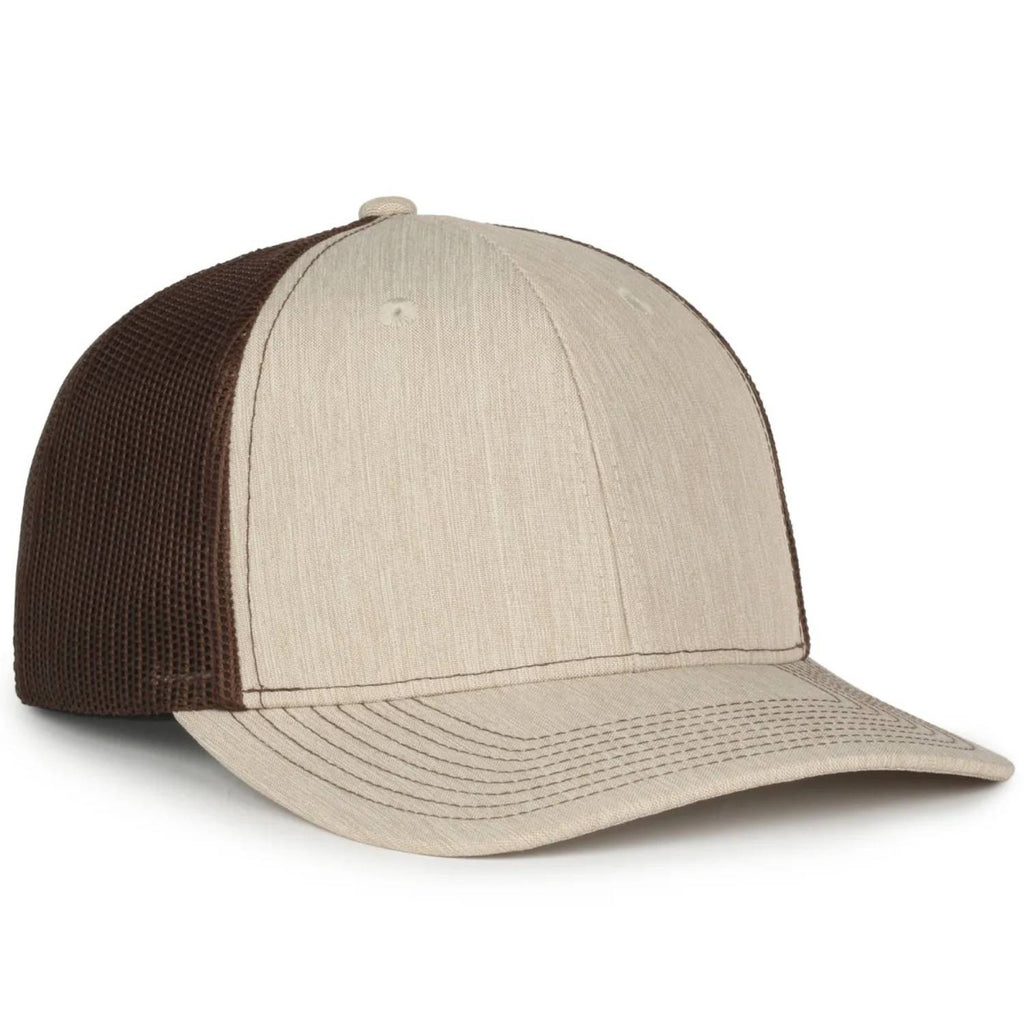 Outdoor Cap OC771 Premium Modern Trucker Cap – Pro Round Crown, Mesh Back, Structured Fit, Adjustable Snapback