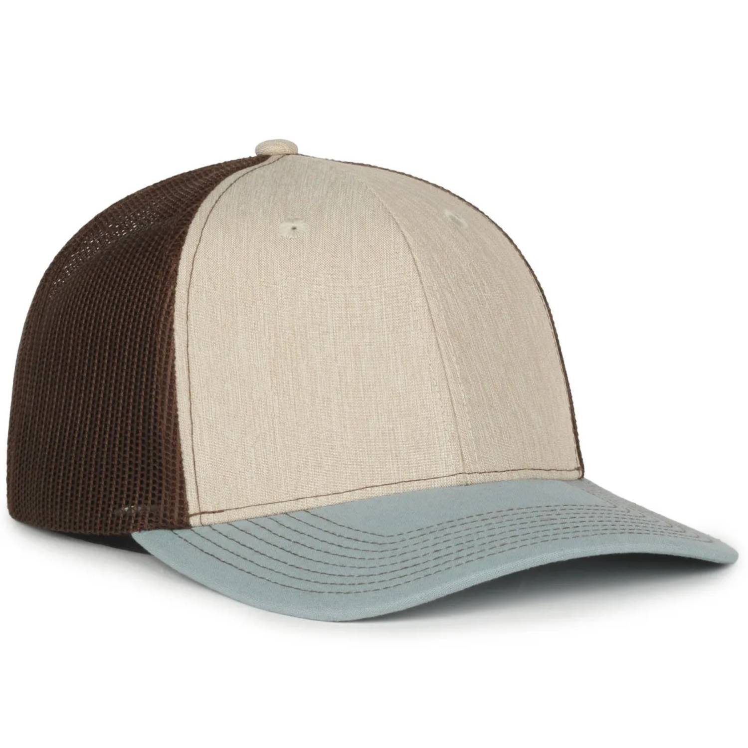 Outdoor Cap OC771 Premium Modern Trucker Cap – Pro Round Crown, Mesh Back, Structured Fit, Adjustable Snapback