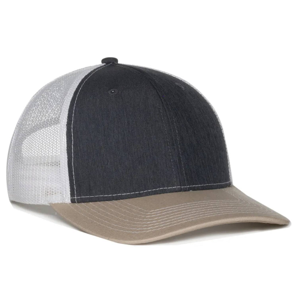 Outdoor Cap OC771 Premium Modern Trucker Cap – Pro Round Crown, Mesh Back, Structured Fit, Adjustable Snapback