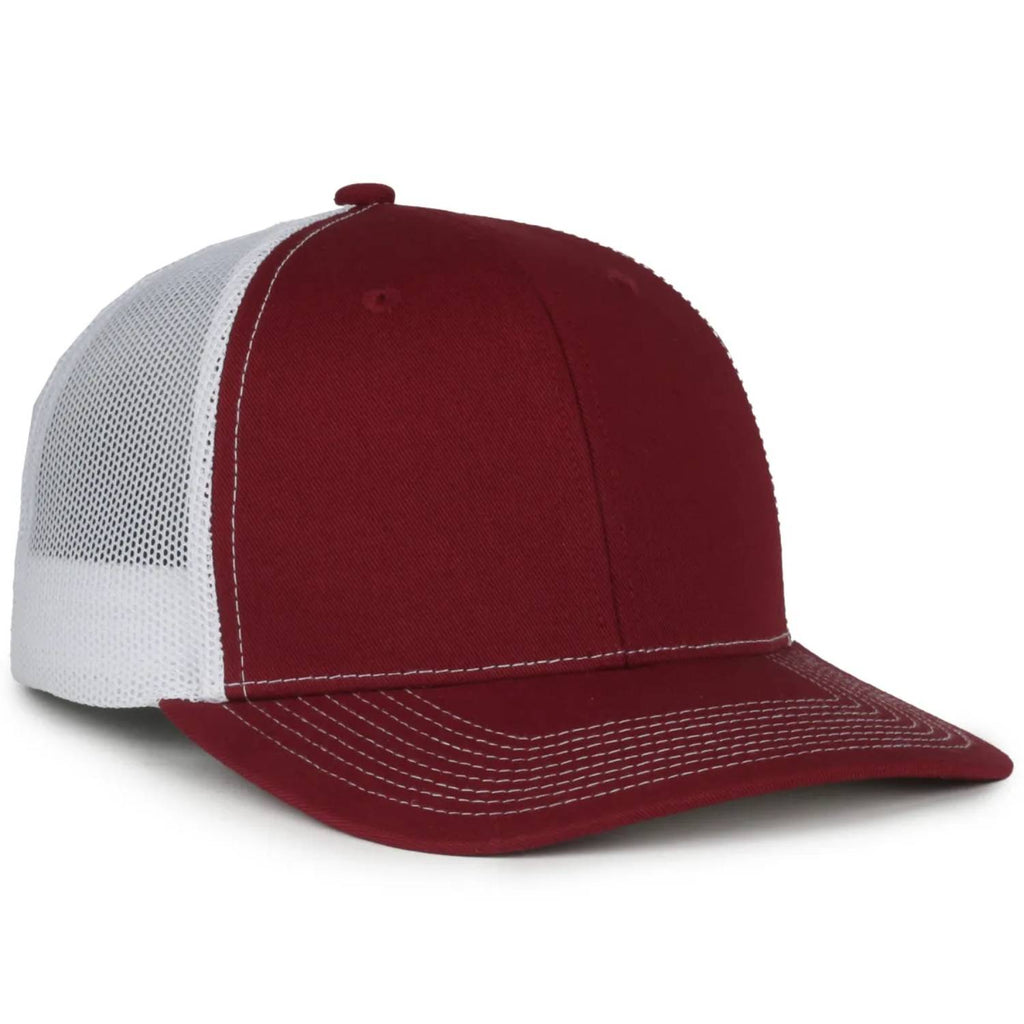 Outdoor Cap OC771 Premium Modern Trucker Cap – Pro Round Crown, Mesh Back, Structured Fit, Adjustable Snapback