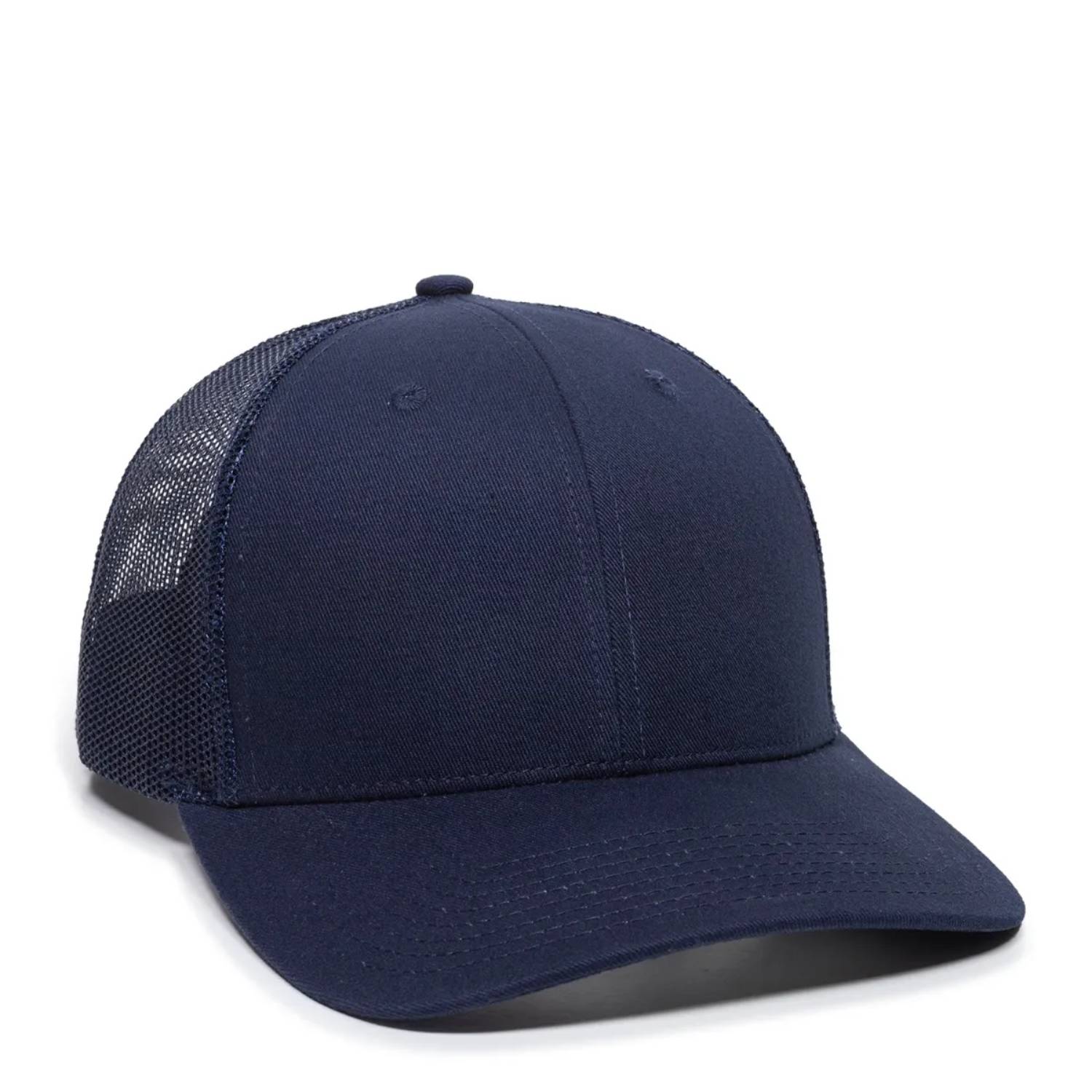 Outdoor Cap OC771 Premium Modern Trucker Cap – Pro Round Crown, Mesh Back, Structured Fit, Adjustable Snapback