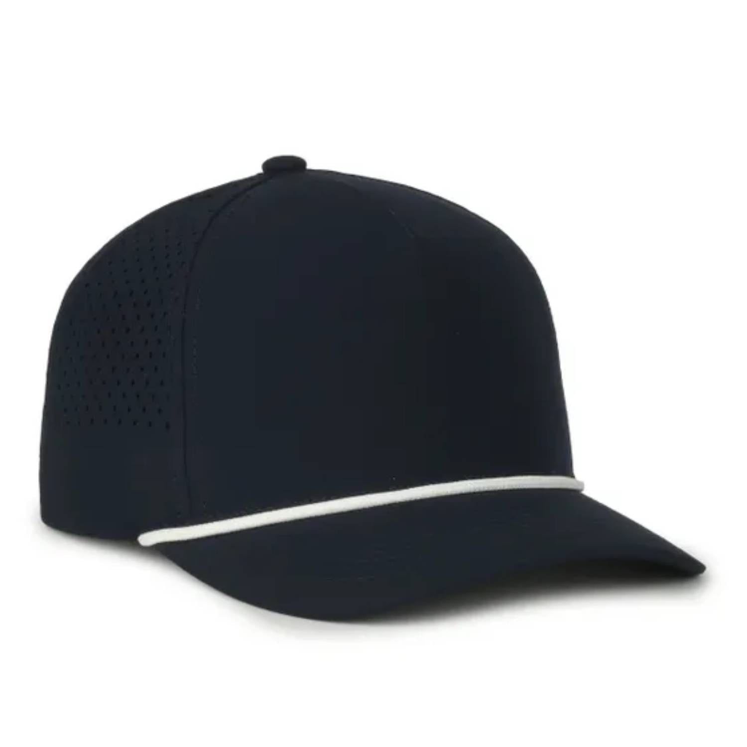 Outdoor Cap 551PF Performance Trucker Cap – High Crown Structured Hat with UPF 50+, Perforated Back Panels & Moisture-Wicking Sweatband