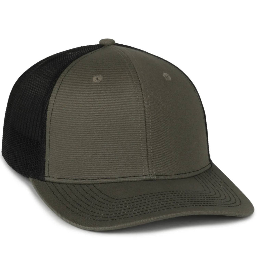 Outdoor Cap OC771 Premium Modern Trucker Cap – Pro Round Crown, Mesh Back, Structured Fit, Adjustable Snapback