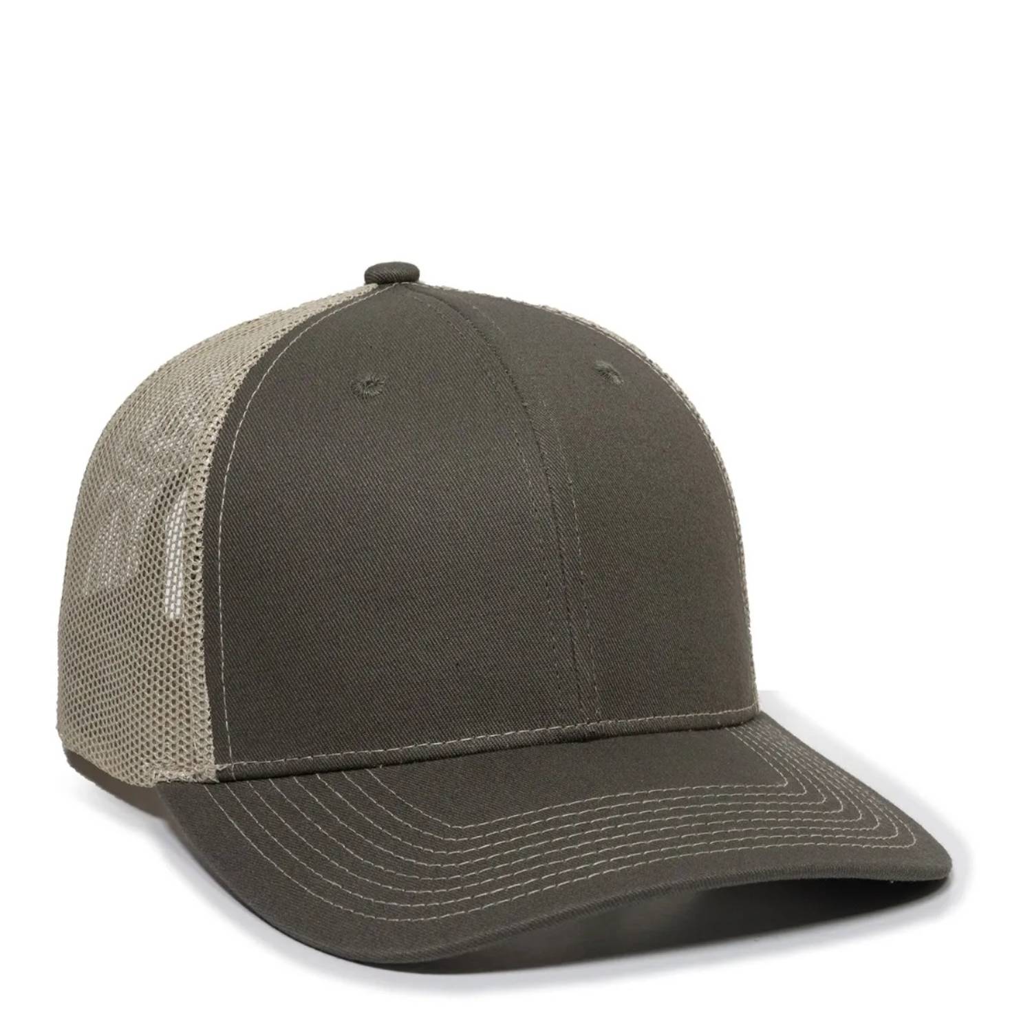 Outdoor Cap OC771 Premium Modern Trucker Cap – Pro Round Crown, Mesh Back, Structured Fit, Adjustable Snapback