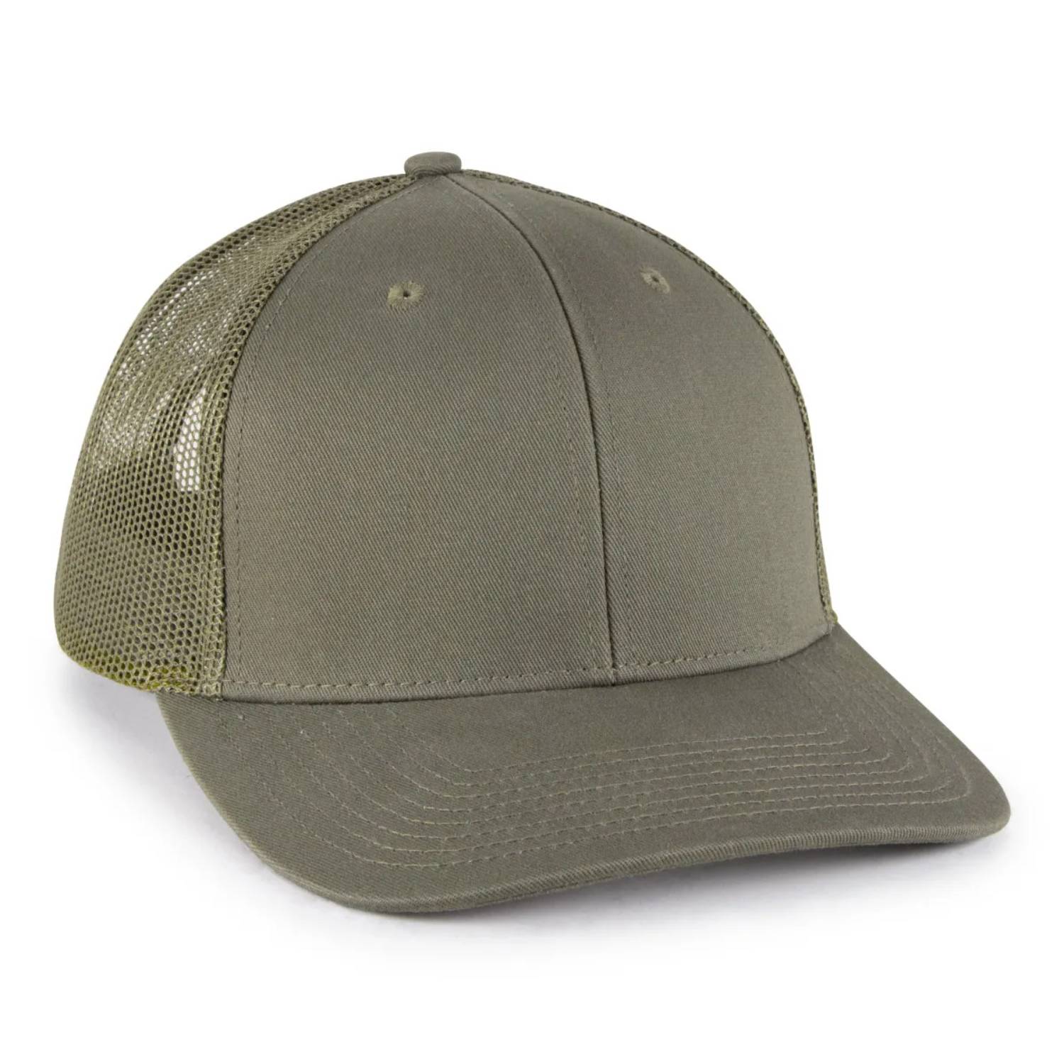 Outdoor Cap OC771 Premium Modern Trucker Cap – Pro Round Crown, Mesh Back, Structured Fit, Adjustable Snapback