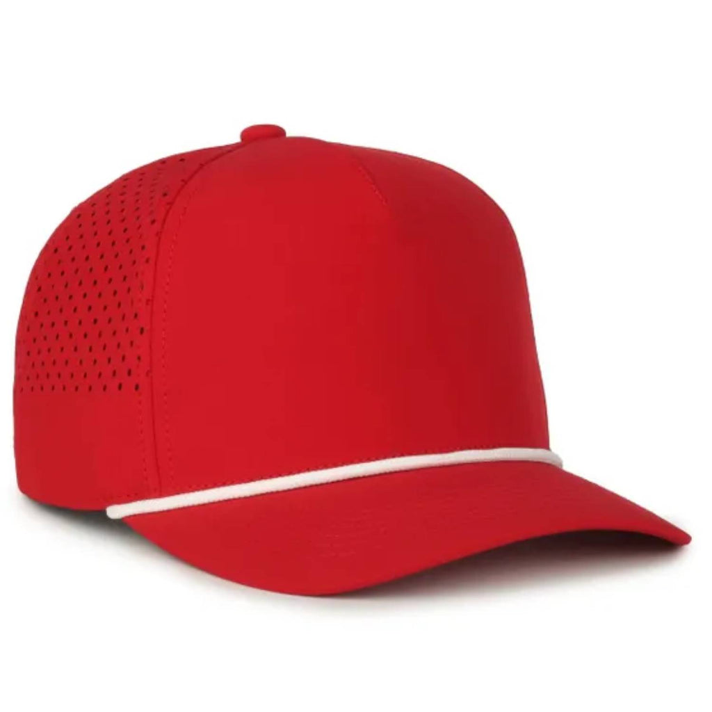 Outdoor Cap 551PF Performance Trucker Cap – High Crown Structured Hat with UPF 50+, Perforated Back Panels & Moisture-Wicking Sweatband