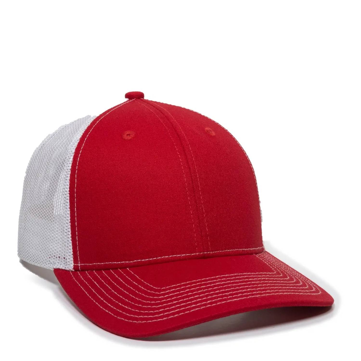 Outdoor Cap OC771 Premium Modern Trucker Cap – Pro Round Crown, Mesh Back, Structured Fit, Adjustable Snapback