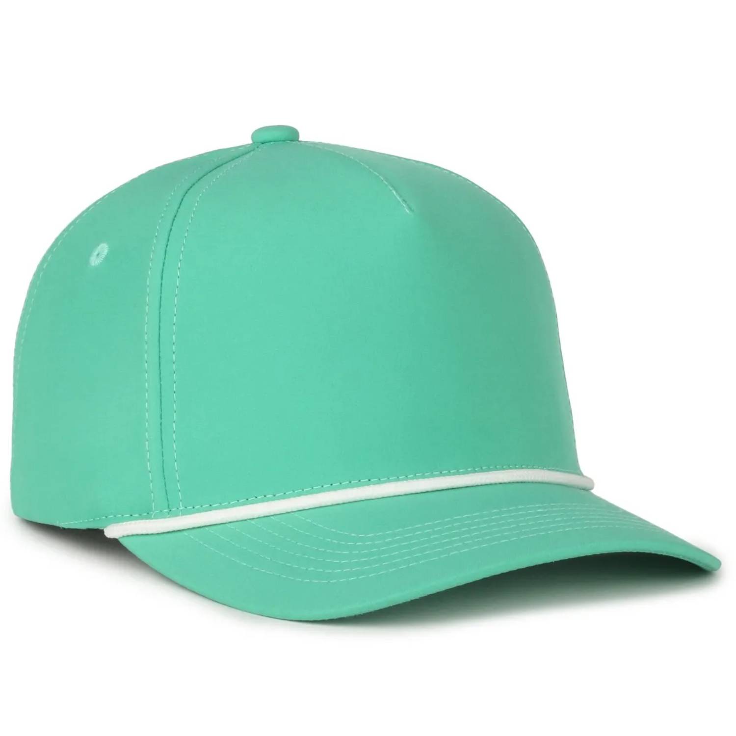 Outdoor Cap 550PF Performance 5-Panel Cap – High Crown Structured Hat with Moisture-Wicking Sweatband & Visor Cord