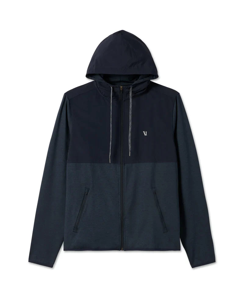 Vuori Sunday Element Jacket – Men’s Performance Stretch Hooded Jacket