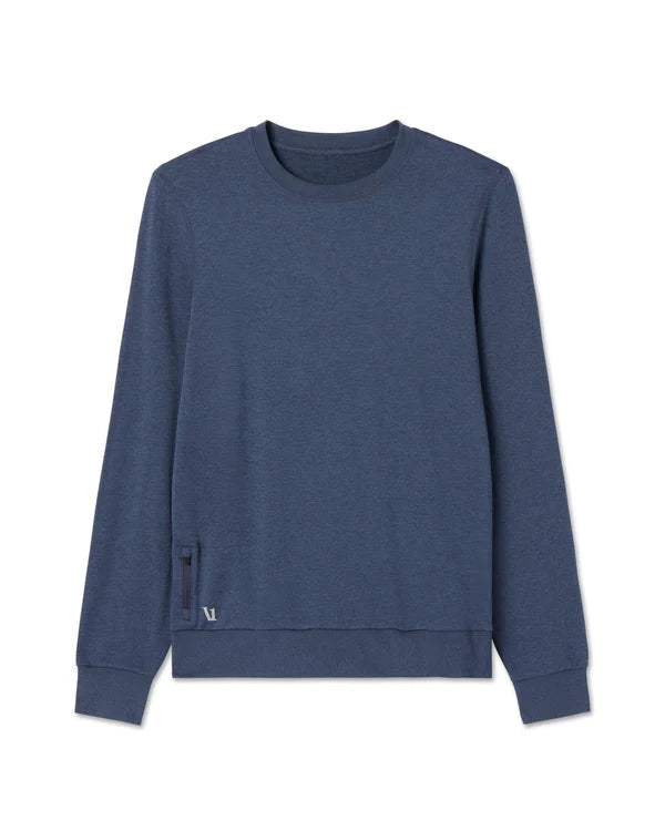 Vuori Ponto Performance Crew - Men's | Ultra-Soft, Lightweight & Moisture-Wicking Crewneck for All-Day Comfort