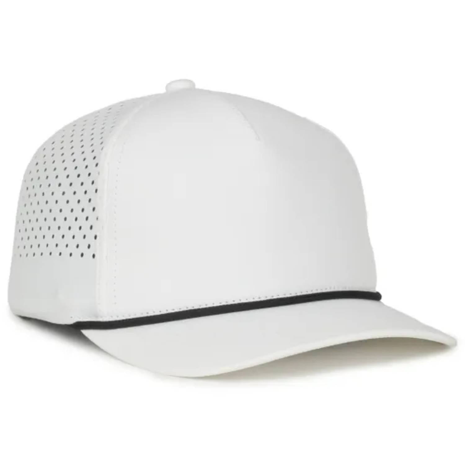 Outdoor Cap 551PF Performance Trucker Cap – High Crown Structured Hat with UPF 50+, Perforated Back Panels & Moisture-Wicking Sweatband