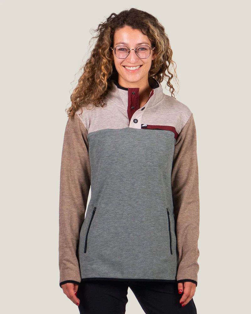 Belong Powell Fleece Pullover – Women’s Elastic Waist Cozy Pullover