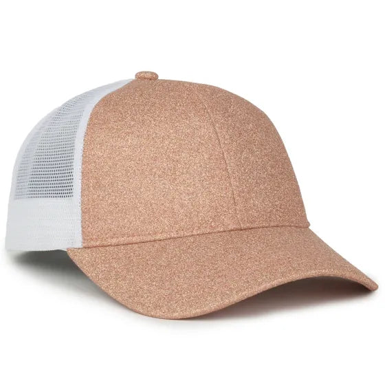 Outdoor Cap Glitter Trucker Cap
