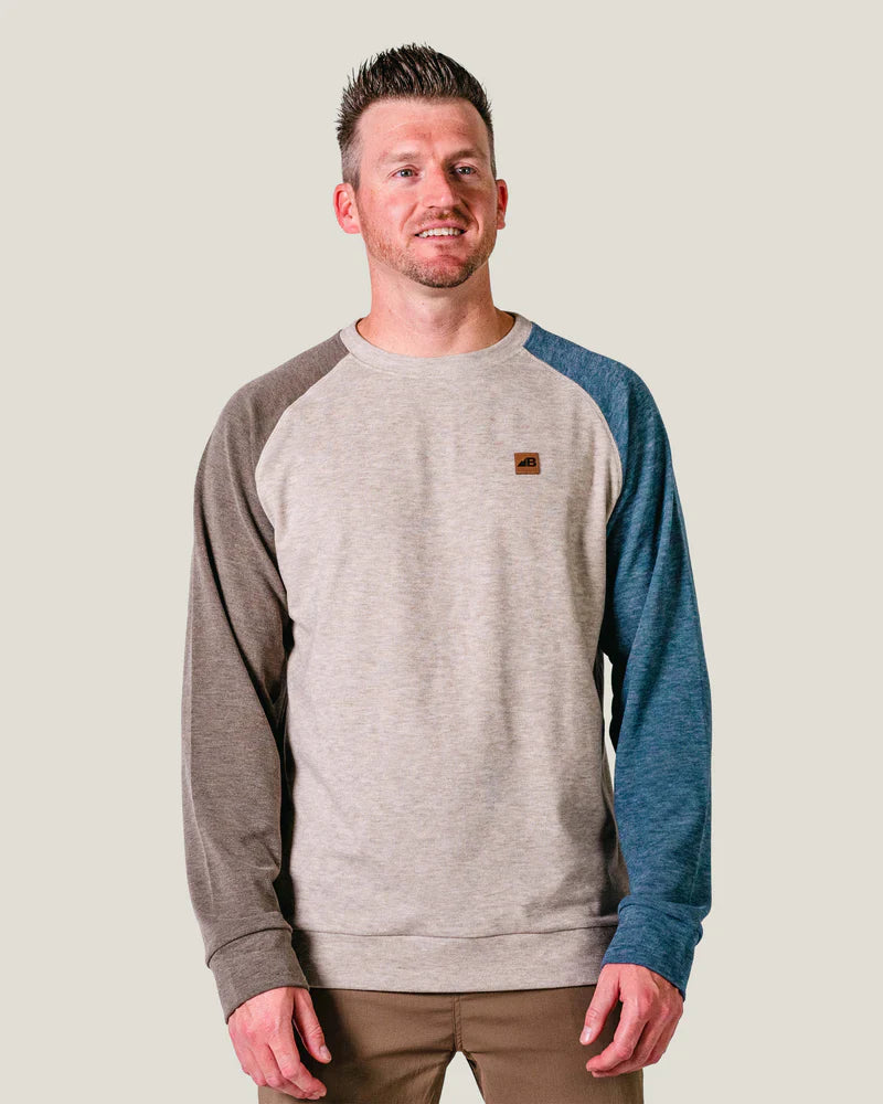 Belong Powell Fleece Crewneck – Men’s Minimalist Performance Pullover