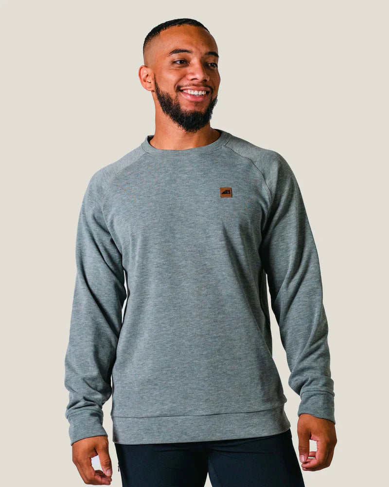 Belong Powell Fleece Crewneck – Men’s Minimalist Performance Pullover