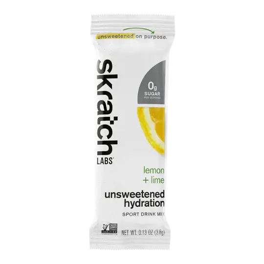 Skratch Labs Unsweetened Hydration Sport Drink Mix - Single Serving Stick