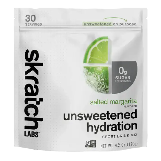 Skratch Labs Unsweetened Hydration Sport Drink Mix - 30 Serving Resealable Pouch
