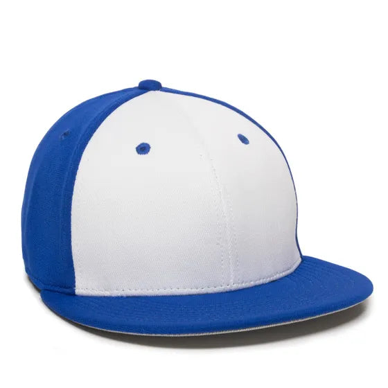 Outdoor Cap TGS1930X Pro Mid Crown Flat Bill Cap – Structured Polyester with Bamboo Charcoal, ProFlex Fit & Q3 Wicking Sweatband